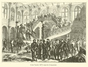 Cour Louis XVI sous la Commune