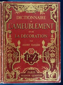 Couverture du Dictionnaire du mobilier et de la décoration