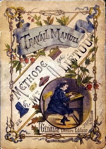 Couverture de manuel scolaire, fin du XIXe siècle