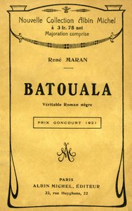 Couverture du livre « Batouala, véritable roman nègre » de René Maran