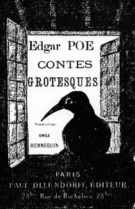 Couverture de Contes Grotesques par Edgar Allan Poe, publié en 1882 - French School