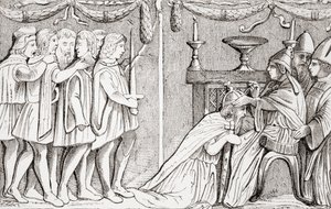 Couronnement de Sigismond comme empereur romain germanique par le pape Eugène IV en 1433, de L