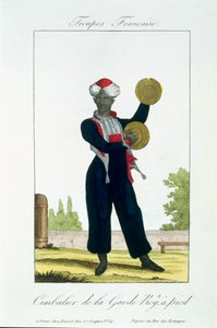 Joueur de cymbales de la Garde Royale, c.1790