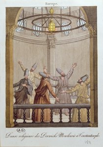 Danse des Derviches Mewlewis à Constantinople, 1811