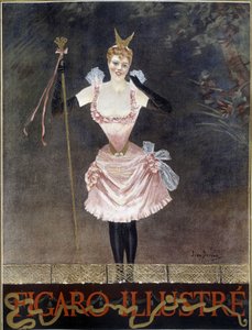 Danseuse - couverture du "Figaro Illustré", s.d. - French School