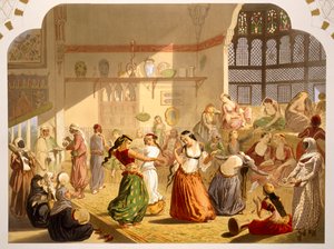 Cérémonie de danse au Caire, 1860