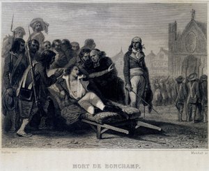 Mort de Bonchamp (1793) - dans "Révolution française" par Thiers. 19e siècle