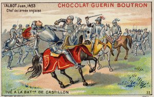 Mort de John Talbot à la bataille de Castillon