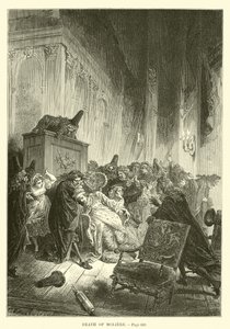 Mort de Molière - French School