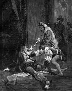 Mort de Petrus Ramus. Pierre de La Ramée humaniste, mathématicien et philosophe français (1515 -1572).