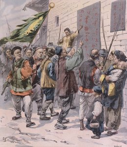 Mort aux étrangers, de Le Petit Parisien, 15 juillet 1900 - French School