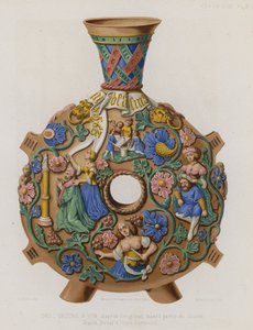 Cruche à vin décorée - French School