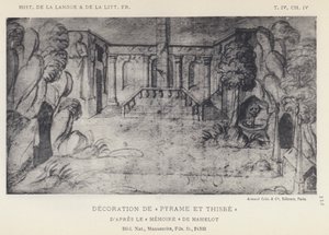 Décoration de Pyrame et Thisbé - French School