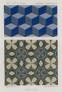 Carreaux décoratifs du XVIIe siècle