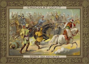 Défaite des Kroumirs par les Français, Tunisie, 1881