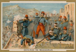 Défense de Mazagran par les Français, Algérie, 1840