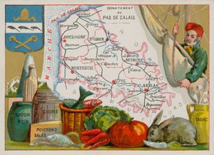 Département du Pas-de-Calais dans le nord de la France