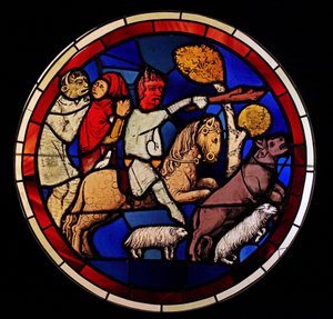 Job perd son troupeau, ex Sainte-Chapelle, Baie D