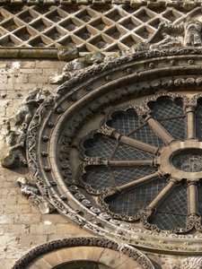 La Roue de la Fortune sur la façade nord