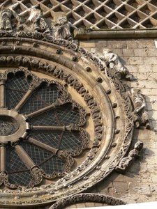 La Roue de la Fortune sur la façade nord