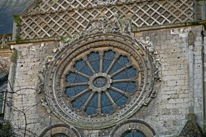 La Roue de la Fortune sur la façade nord