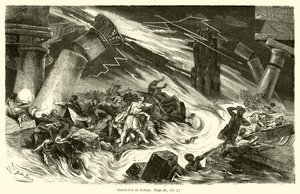 Destruction de Sodome (gravure) - French School