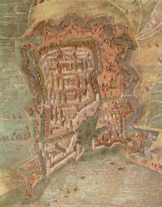 (détail) - Le Siège de La Rochelle par les troupes du cardinal Richelieu en 1627-68
