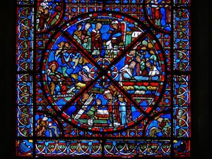 (détail) scènes de la vie de Saint Étienne