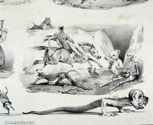 Diableries (images du diable) - par Le Poitevin - French School