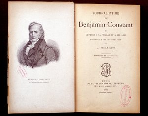 Journal de Benjamin Finstnt. Édition de 1895