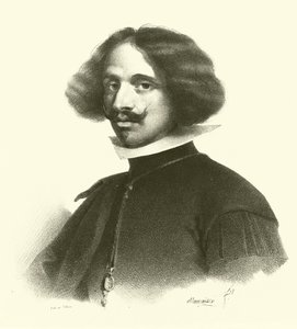 Diego Rodriguez de Silva y Velazquez, portrait - French School