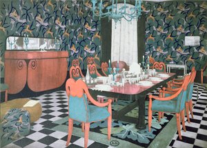 Salle à manger conçue par Atelier Martine, 1924