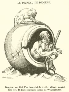 Diogène (gravure) - French School