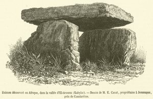 Dolmen découvert en Afrique, dans la vallée d