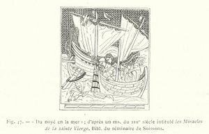 Du noyé en la mer; d