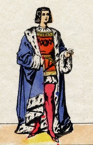 Dynastie des Valois : Portrait de Louis XII (1462-1515) roi de France, de 1498 à 1515. Imagerie d