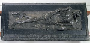 Effigie de Guillaume Lefranchois (d.1446) connu sous le nom de Potier, Docteur et Chanoine de Béthune, 1446 - French School