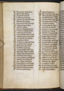Egerton MS 881 f.65v, Guillaume de Lorris et Jean de Meun, Roman de la Rose - French School