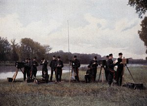 Télégraphie électrique et optique - Album militaire