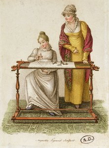 Broderie, vers 1810-20