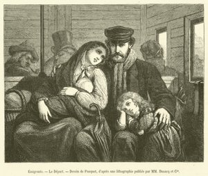 Émigrants, Le Départ - French School