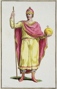 Empereur Otto III (980-1002), gravé par Pierre Duflos (1742-1816), 1780 - French School