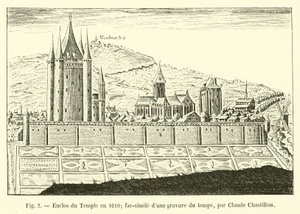 Enclos du Temple en 1610