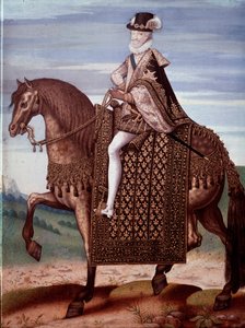 Portrait équestre de Henri IV (1553-1610) Roi de France