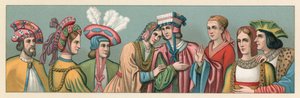 Costume européen des XV-XVIe siècles