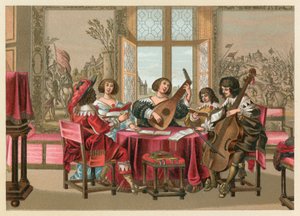 Costume européen du XVIIe siècle
