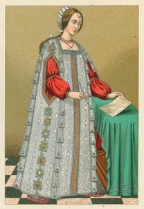 Costume européen du XVIe siècle - French School