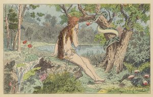 Ève tentée par le Serpent