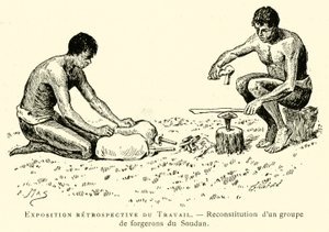 Exposition rétrospective du Travail, reconstitution d