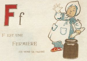 F est une fermière qui vend sa farine